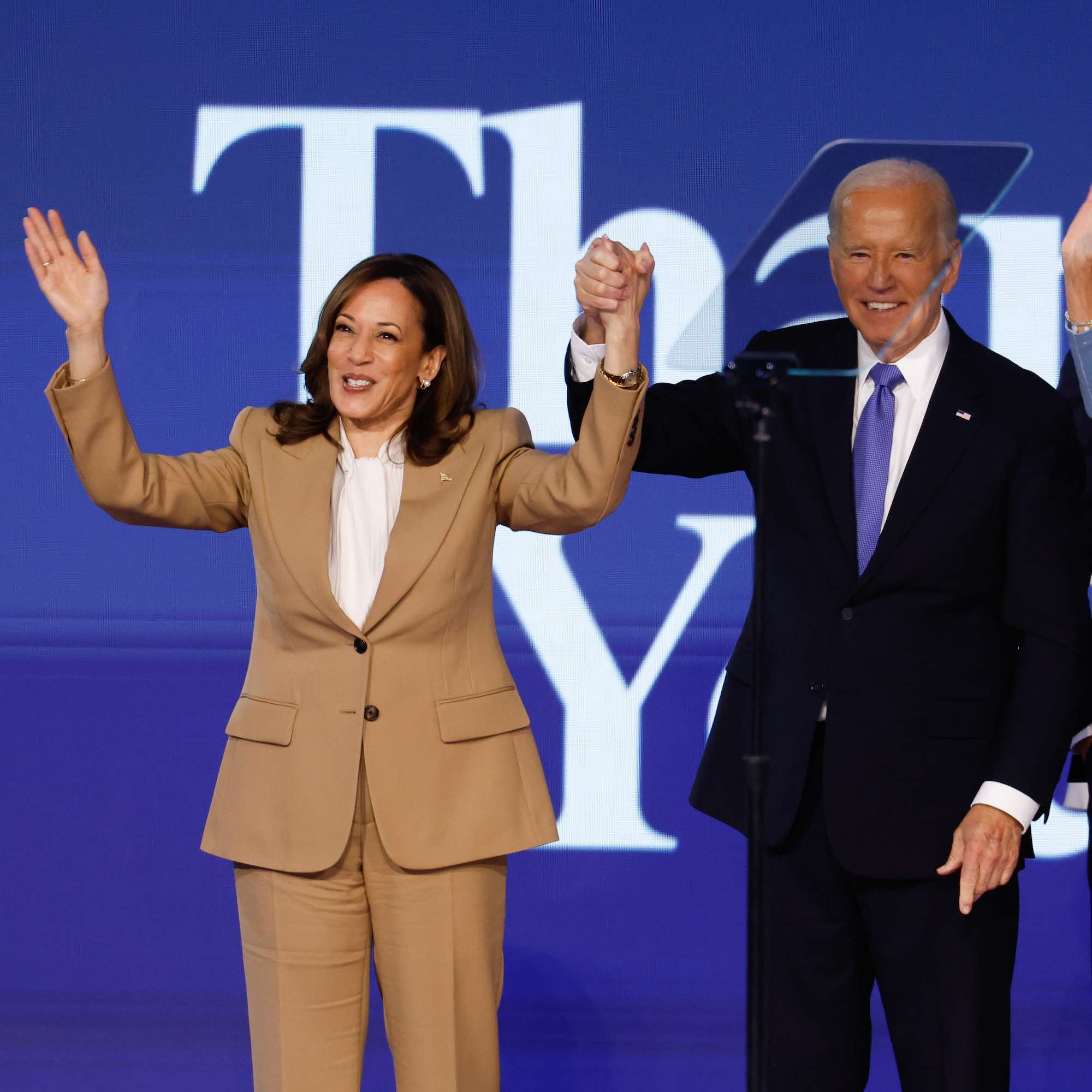 Biden passes torch to Harris in generational shift